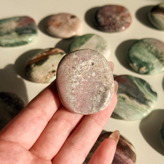Unicorn Jasper Flat Stone