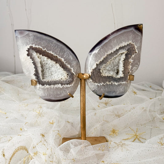 Brazilian Agate Statement Butterfly