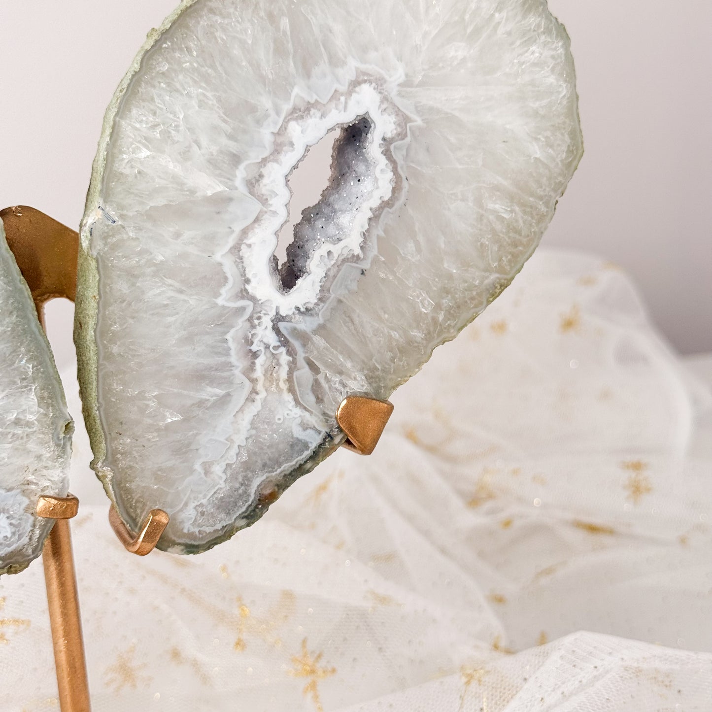 Brazilian Agate Wings & Stand
