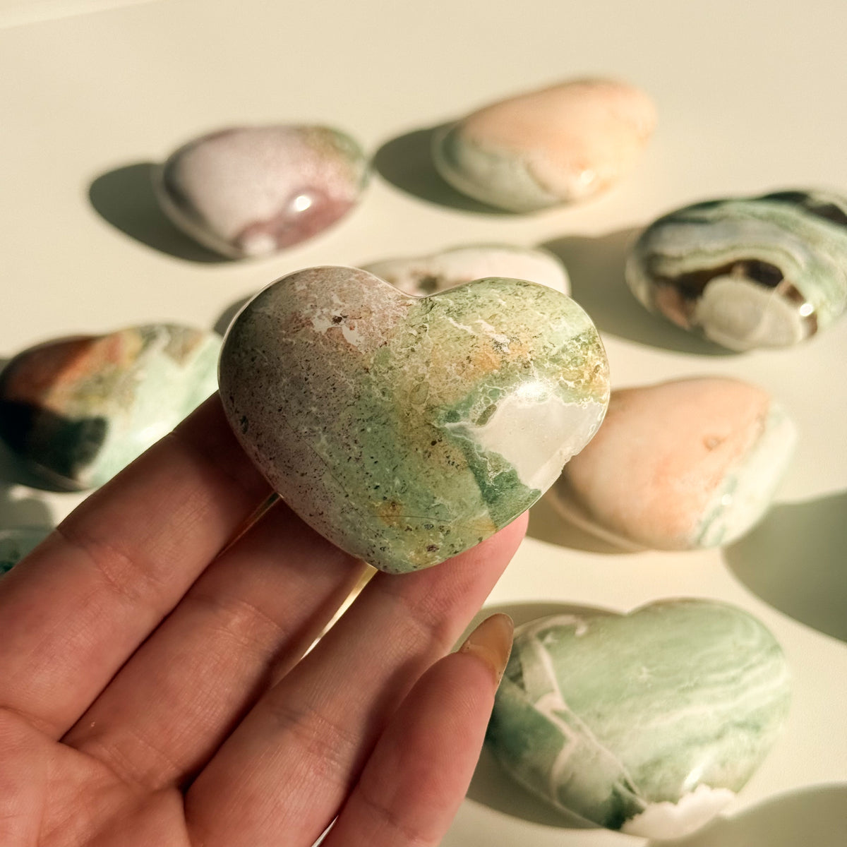 Unicorn Jasper Puffy Heart