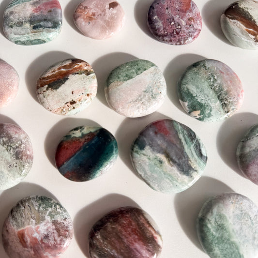 Unicorn Jasper Flat Stone